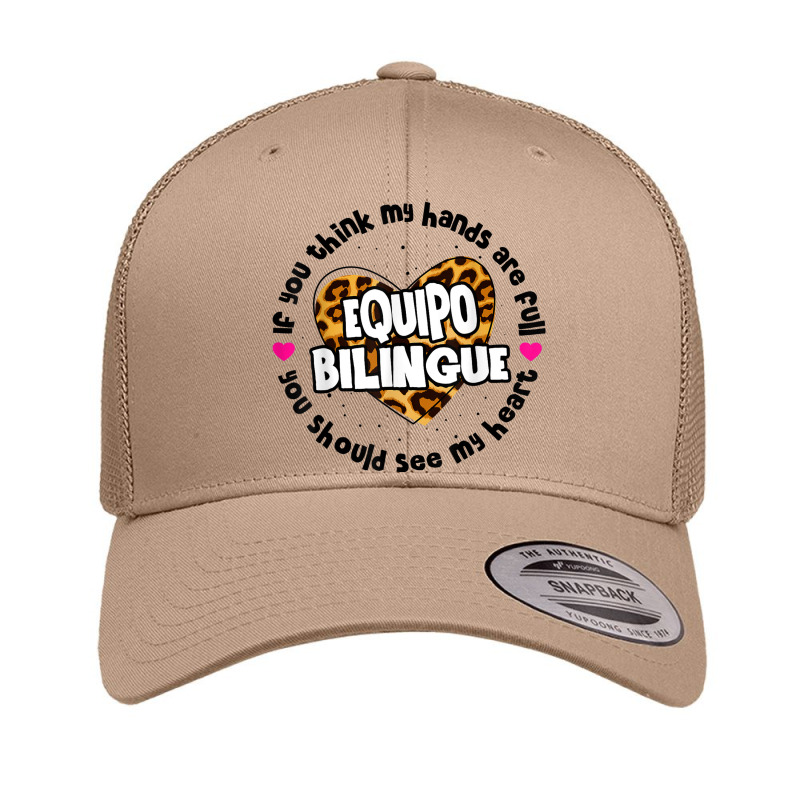 Equipo Bilingue Spanish Bilingual Team Squad Back To School Retro Trucker Cap by Fashzilla | Artistshot