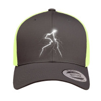 Lightning T Shirt Thunder Lightning Bolt Storm Strikes Retro Trucker Cap | Artistshot