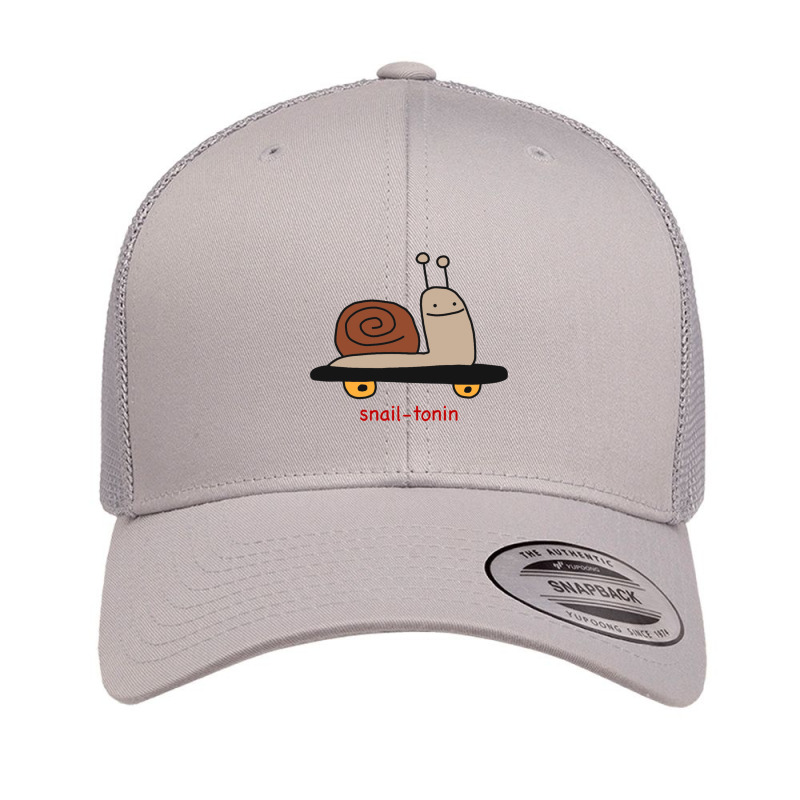 Snail-tonin Retro Trucker Cap by RobinIntorcia | Artistshot