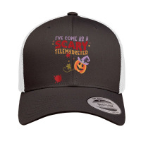 I've Come As A Scary Telemarketer Joke Halloween Costume Retro Trucker Cap | Artistshot