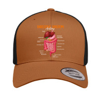 Funny Digestive System Anatomy Anatomical Biology Teacher T Shirt Retro Trucker Cap | Artistshot