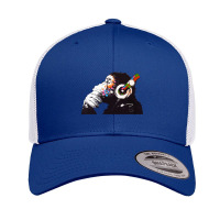 Banksy Dj Monkey Thinker Retro Trucker Cap | Artistshot