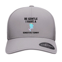 Be Gentle I Have A Sensitive Tummy (2) Seamless Cap | Artistshot