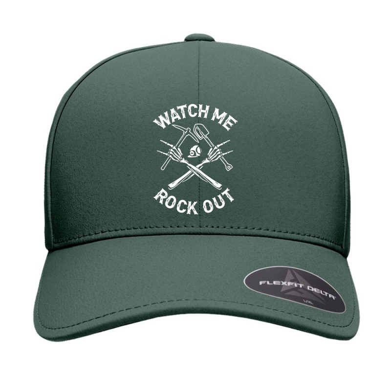 Funny Rock Hunting Seamless Cap | Artistshot