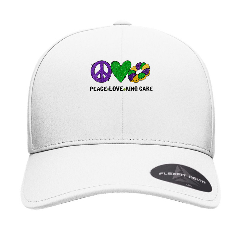 Peace Love King Cake Mardi Gras Tshirt Men Women Kids T Shirt Seamless Cap | Artistshot