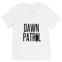 Dawn Patrol – Going Surfing First Thing In The Morning V-neck Tee | Artistshot