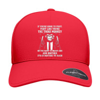 If You're Going To Fight Fight Like The Third Monkey T Shirt Seamless Cap | Artistshot