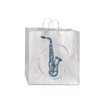 Saxophone Jumbo Paper Bag - 18 X 7 X 18 3/4 | Artistshot