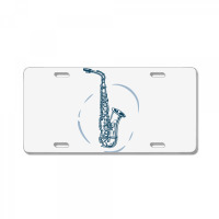 Saxophone License Plate | Artistshot