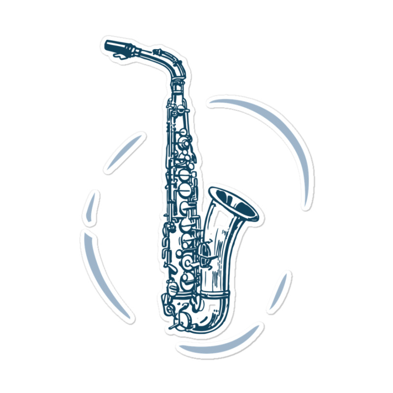 Saxophone Sticker | Artistshot