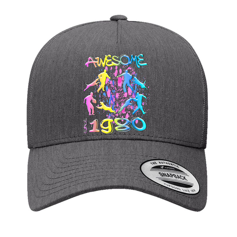 Awesome Since 1980. Agility Dog Training Graffiti Design Yupoong Trucker Cap by Market | Artistshot