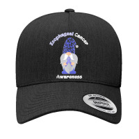 Gnome Esophageal Cancer Awareness Purple Periwinkle Ribbon Tank Top Yupoong Trucker Cap | Artistshot