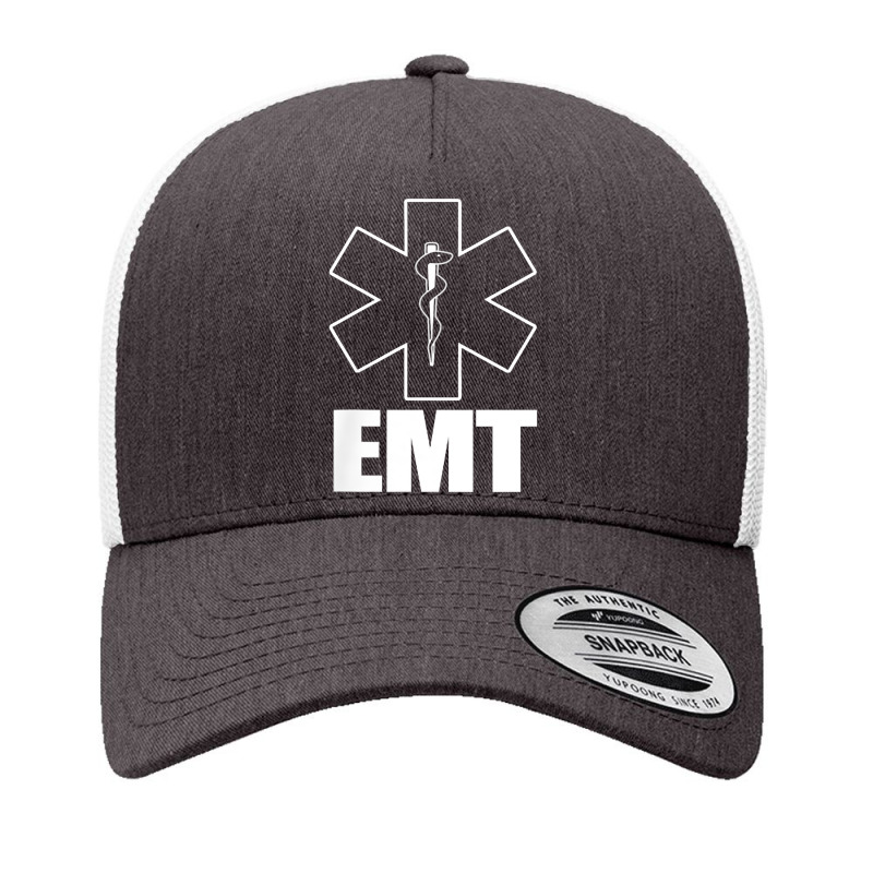 Emt Uniform Emergency Medical Technician T Shirt Yupoong Trucker Cap | Artistshot