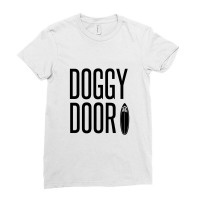 Doggy Door Ladies Fitted T-shirt | Artistshot