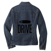 Drive Ladies Denim Jacket | Artistshot