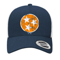 Tennessee Shirt State Flag Orange & White Vintage Est. 1796 Yupoong Trucker Cap | Artistshot