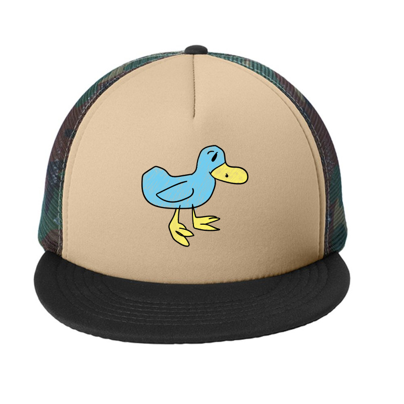 Blue Duck - That's Quacktastic! Foam Snapback Hat | Artistshot