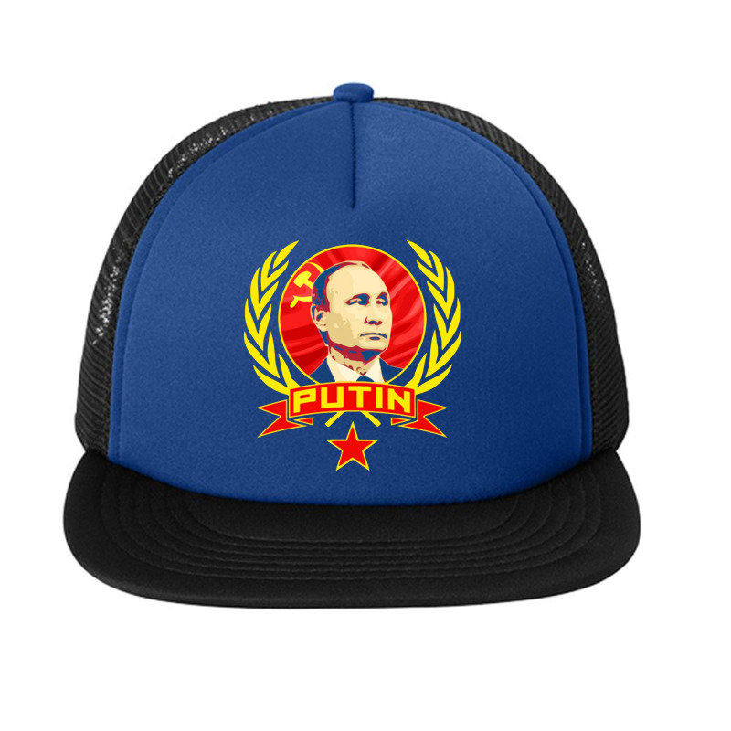 Putin For President Foam Snapback hat by redbeanarts | Artistshot