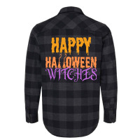 Happy Halloween Broom Witches Flannel Shirt | Artistshot