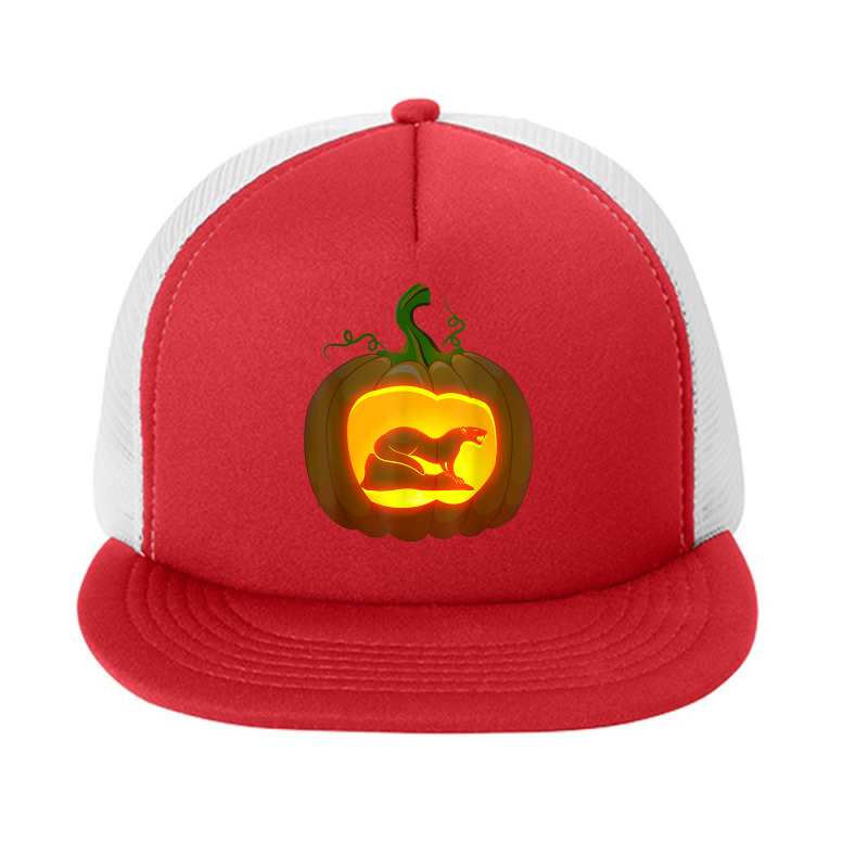 Mongoose Halloween Shirt Foam Snapback hat by cm-arts | Artistshot