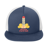 Nevada Farm Boy State Fair Ticket County Fair Haybales Silo Foam Snapback Hat | Artistshot