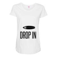 Drop In Maternity Scoop Neck T-shirt | Artistshot