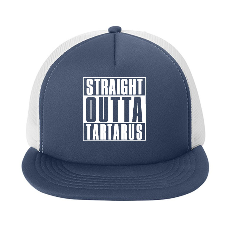 Straight Outta Tartarus Classic Foam Snapback hat by cm-arts | Artistshot