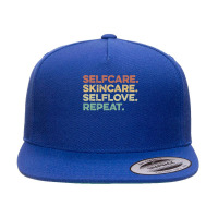 Selfcare Skincare Selflove Repeat Esthetician 5 Panel Snapback Cap | Artistshot