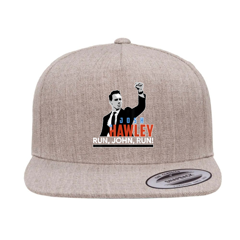 Josh Hawley Run Free Funny Josh Hawley Running Men Women 5 panel snapback cap by LisaMarieRangel | Artistshot