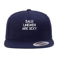 Bald Linemen T Shirt Funny Gift For Bald Men Lineman Job T Shirt 5 Panel Snapback Cap | Artistshot