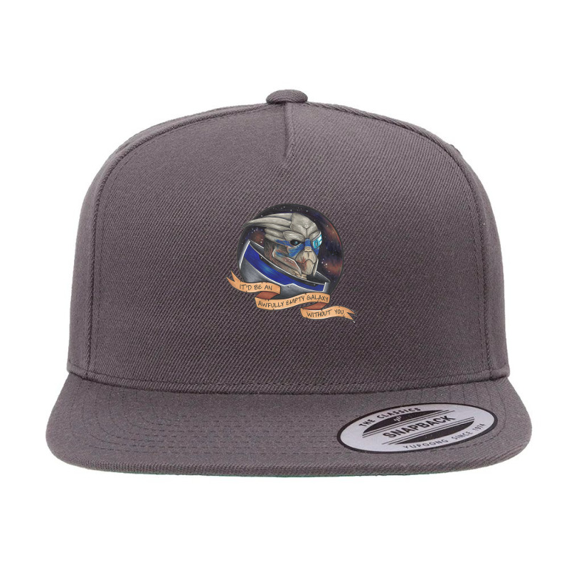 Garrus 5 panel snapback cap by PamelaAnnHarris | Artistshot