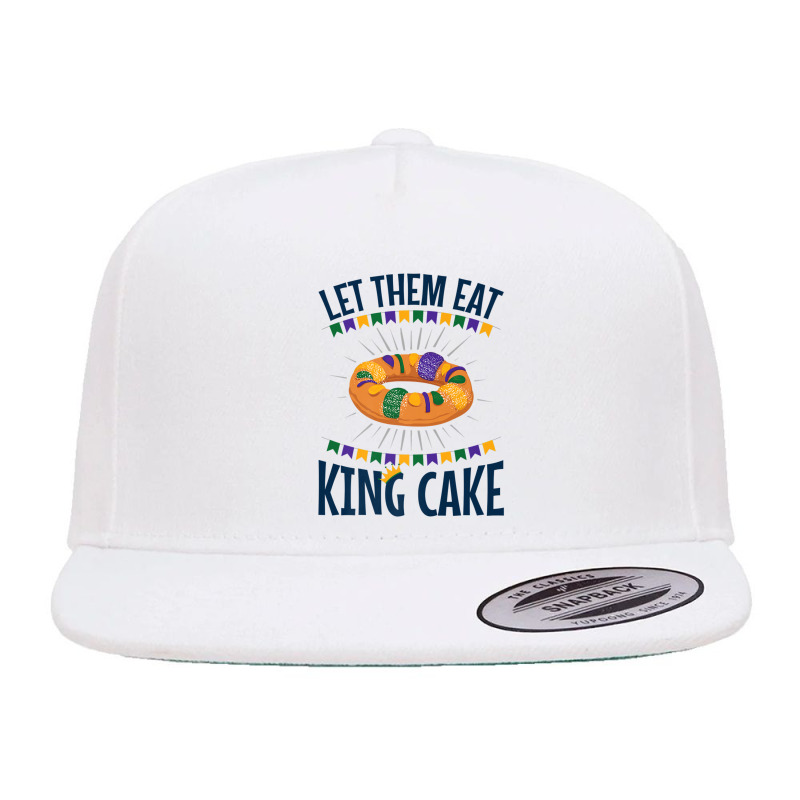 Mardi Gras King Cake T Shirt Funny Quote Carnival 5 Panel Snapback Cap | Artistshot