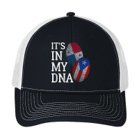 It's In My Dna Panamanian Puerto Rican Panama Puerto Rico T Shirt Pa Trucker Cap | Artistshot