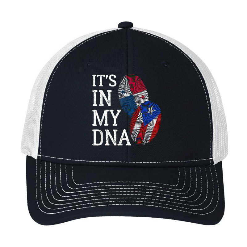 It's In My Dna Panamanian Puerto Rican Panama Puerto Rico T Shirt Pa Trucker Cap by butacnlzaidelpz | Artistshot