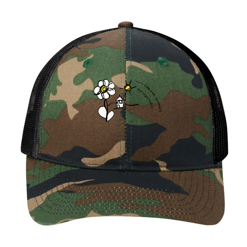 Classic Retro  Songwriter Men Women Flower Pa Trucker Cap by Artist-Mauricio | Artistshot