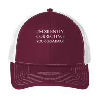 I'm Silently Correcting Your Grammar T Shirt Pa Trucker Cap | Artistshot