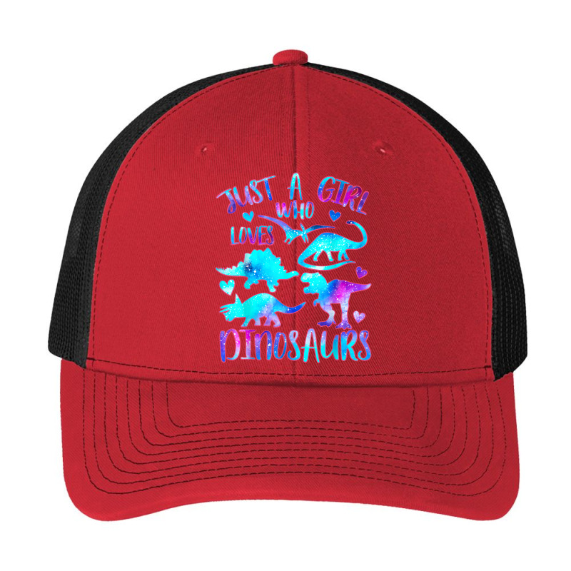 Just A Girl Who Loves Dinosaurs  Dinosaur Theme Teen Girls Pa Trucker Cap by Juan-Design | Artistshot