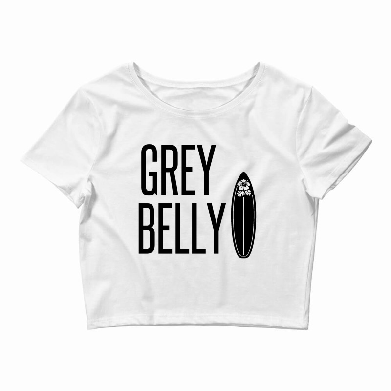 Grey Belly Crop Top by Perfect Designers | Artistshot