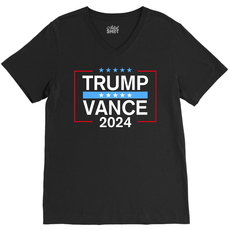 Trump Vance V-neck Tee | Artistshot