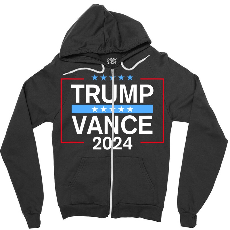 Trump Vance Zipper Hoodie | Artistshot