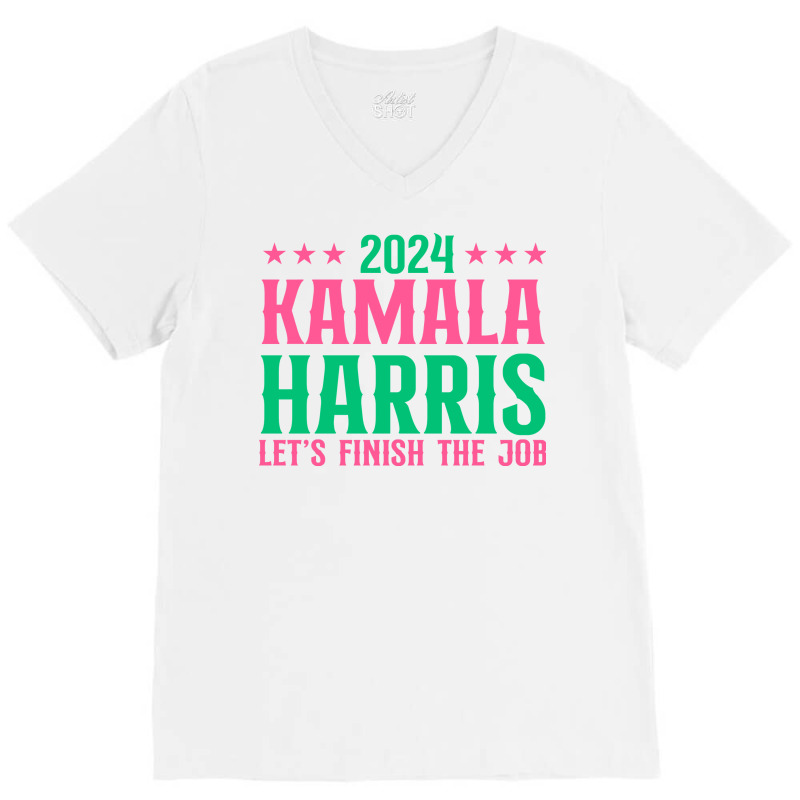 2024 Kamala Harris V-neck Tee | Artistshot