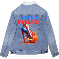 Kamala Harris 24 Unisex Sherpa-lined Denim Jacket | Artistshot