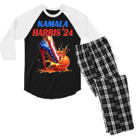 Kamala Harris 24 Men's 3/4 Sleeve Pajama Set | Artistshot