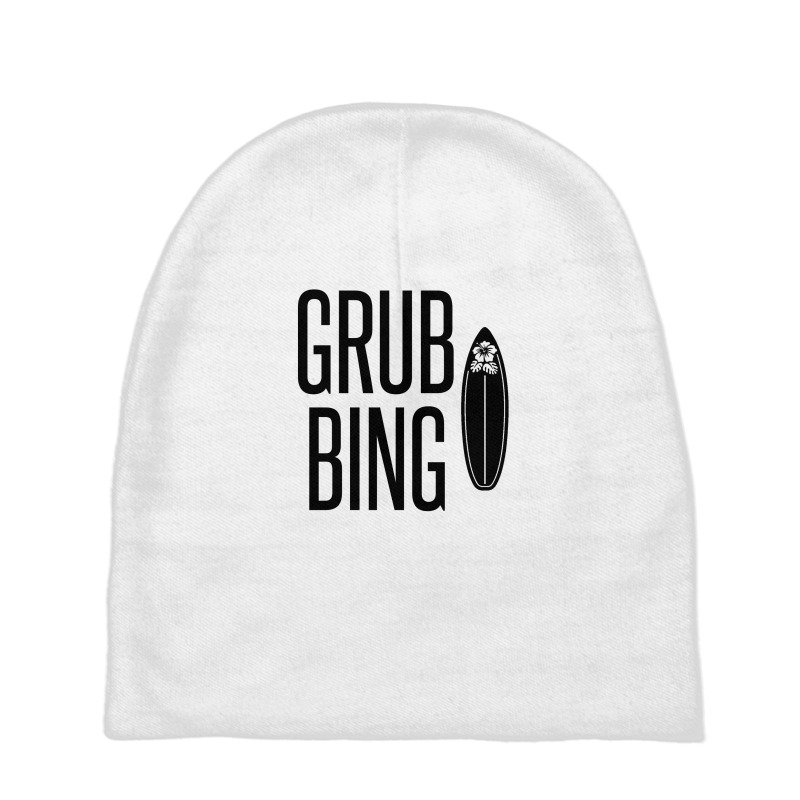 Grubbing – Falling Off The Surfboard While Surfing Baby Beanies | Artistshot