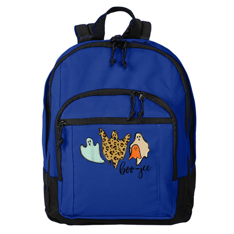 Boo Jee Leopard Funny Halloween Ghost T Shirt Basic Backpack | Artistshot