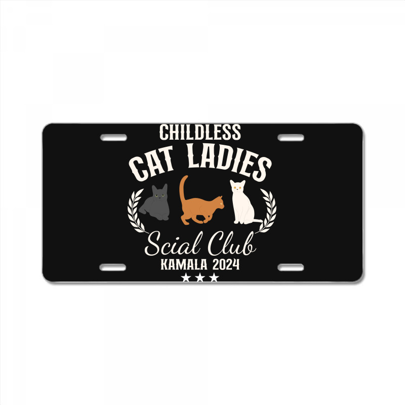 Childless Cat Ladies License Plate | Artistshot