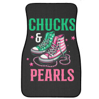 Chucks And Pearls Front Car Mat | Artistshot