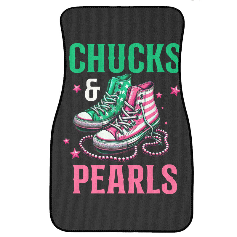 Chucks And Pearls Front Car Mat | Artistshot