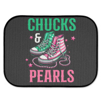 Chucks And Pearls Rear Car Mat | Artistshot