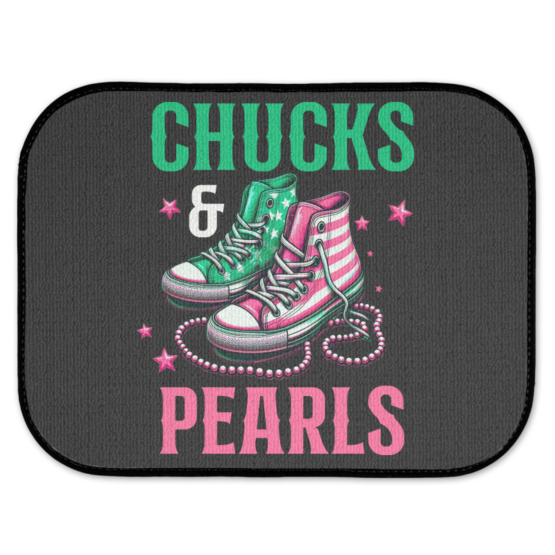 Chucks And Pearls Rear Car Mat | Artistshot